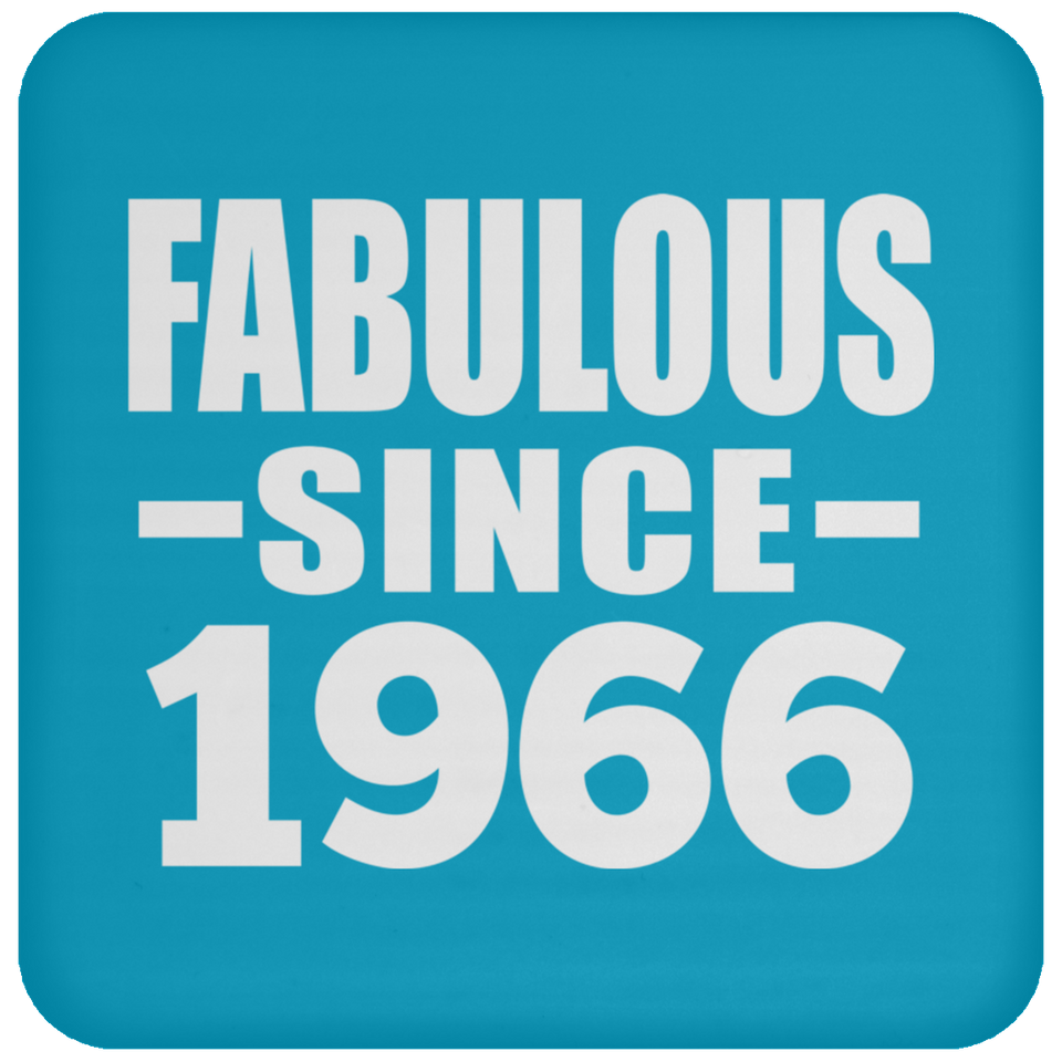 58th Birthday Fabulous Since 1966 - Drink Coaster