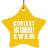 Coolest Tax Examiner Ever - Star Ornament
