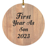 First Year As Son 2023 - Circle Ornament C