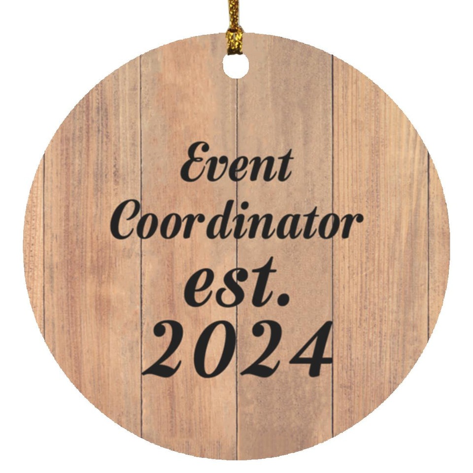 Event Coordinator Established Est. 2024 - Circle Ornament C