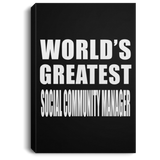 World's Greatest Social Community Manager - Canvas Portrait