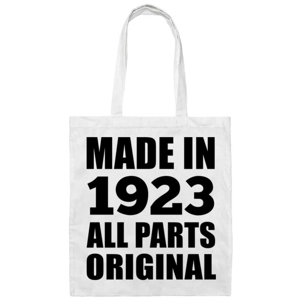 101st Birthday Made in 1923 All Parts Original - Tote Bag White