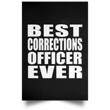 Best Corrections Officer Ever - Poster Portrait
