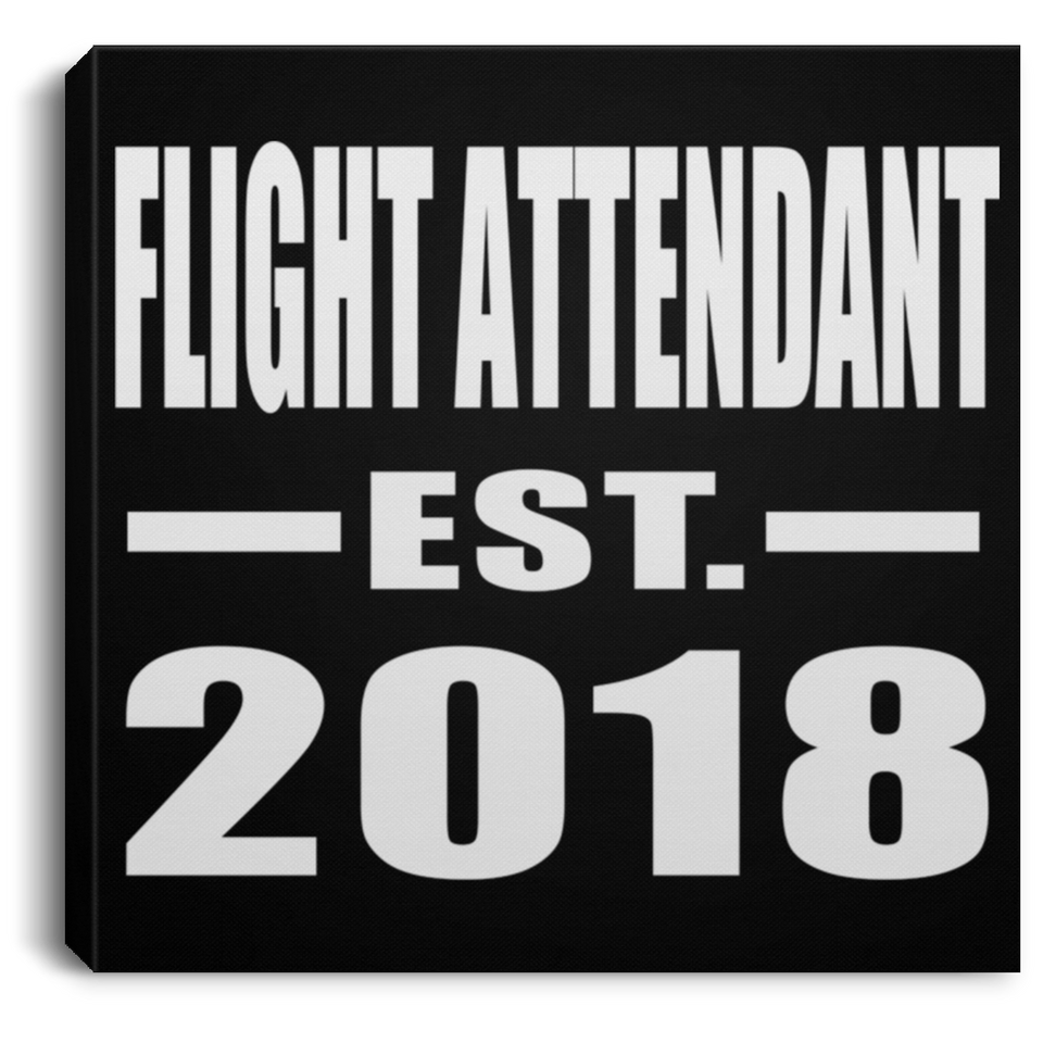 Flight Attendant Established EST. 2018 - Canvas Square