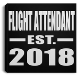 Flight Attendant Established EST. 2018 - Canvas Square