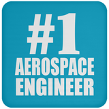 Number One #1 Aerospace Engineer - Drink Coaster