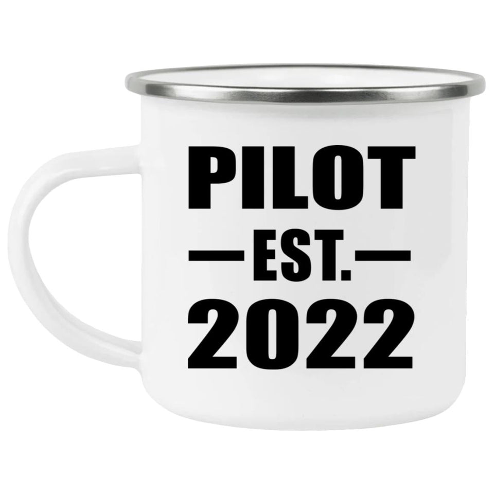 Pilot Established EST. 2022 - 12oz Camping Mug