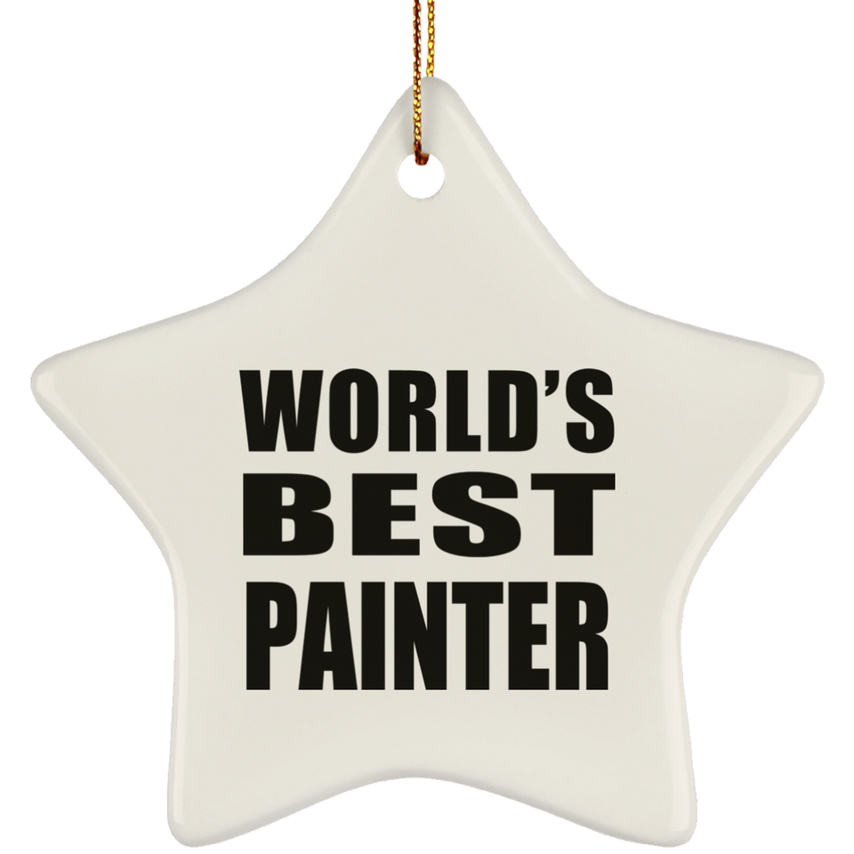 World's Best Painter - Star Ornament
