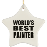 World's Best Painter - Star Ornament