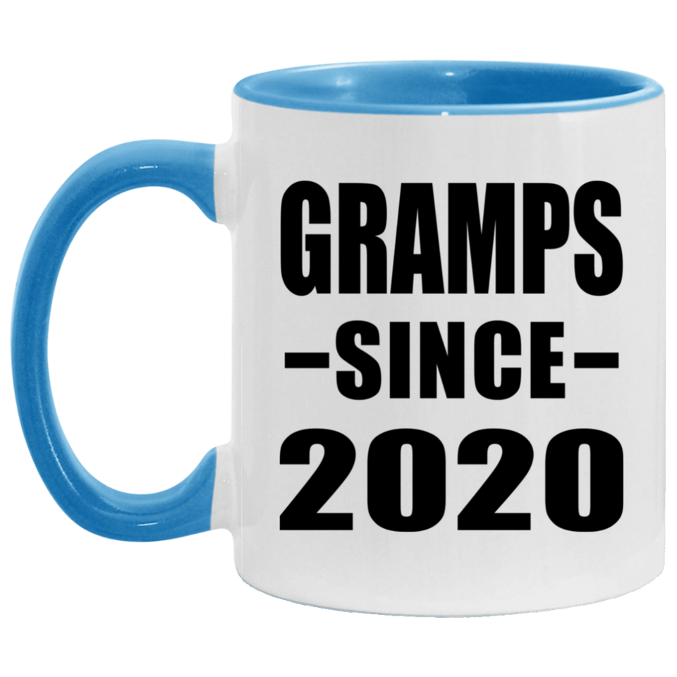 Gramps Since 2020 - 11oz Accent Mug Blue