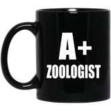 A+ Zoologist - 11oz Coffee Mug Black