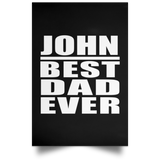 John Best Dad Ever - Poster Portrait