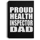 Proud Health Inspector Dad - Canvas Portrait