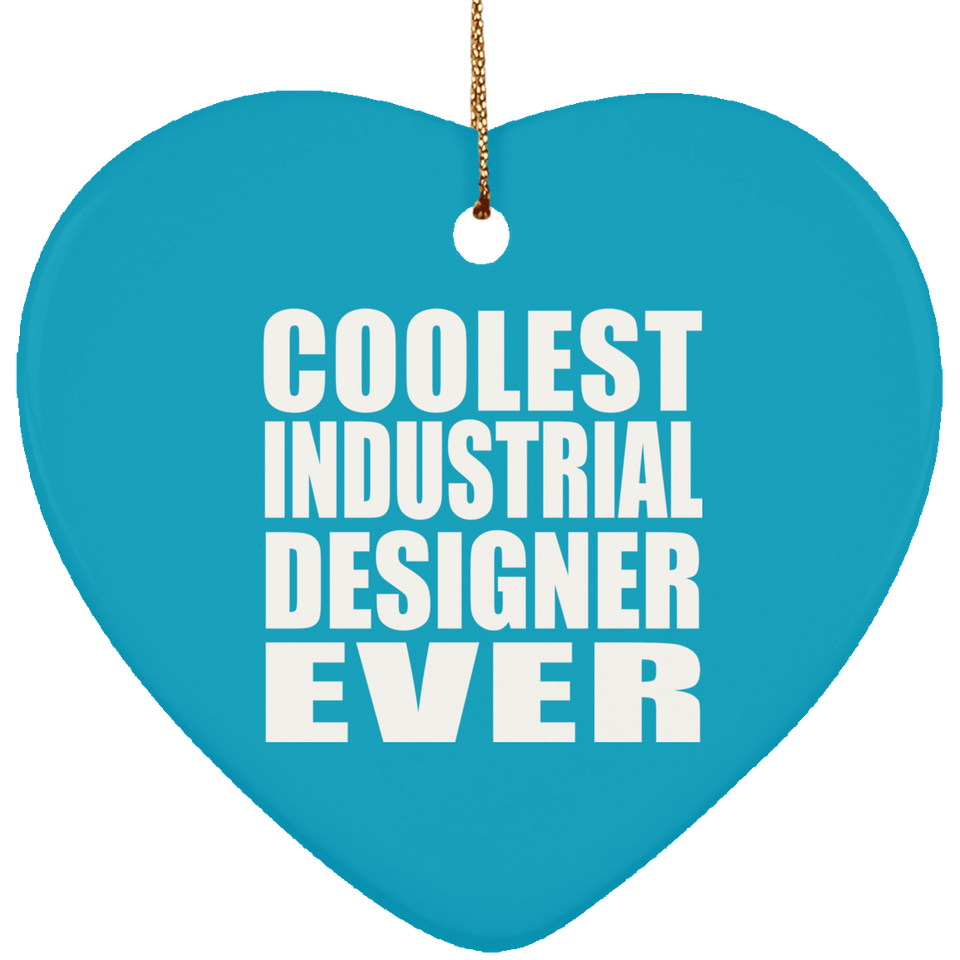 Coolest Industrial Designer Ever - Heart Ornament