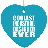 Coolest Industrial Designer Ever - Heart Ornament