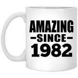 42nd Birthday Amazing Since 1982 - 11 Oz Coffee Mug