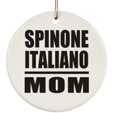 Spinone Italiano Mom - Circle Ornament