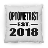 Optometrist Established EST. 2018 - Throw Pillow