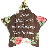 First Year As An Amazing Son In Law - Star Ornament A