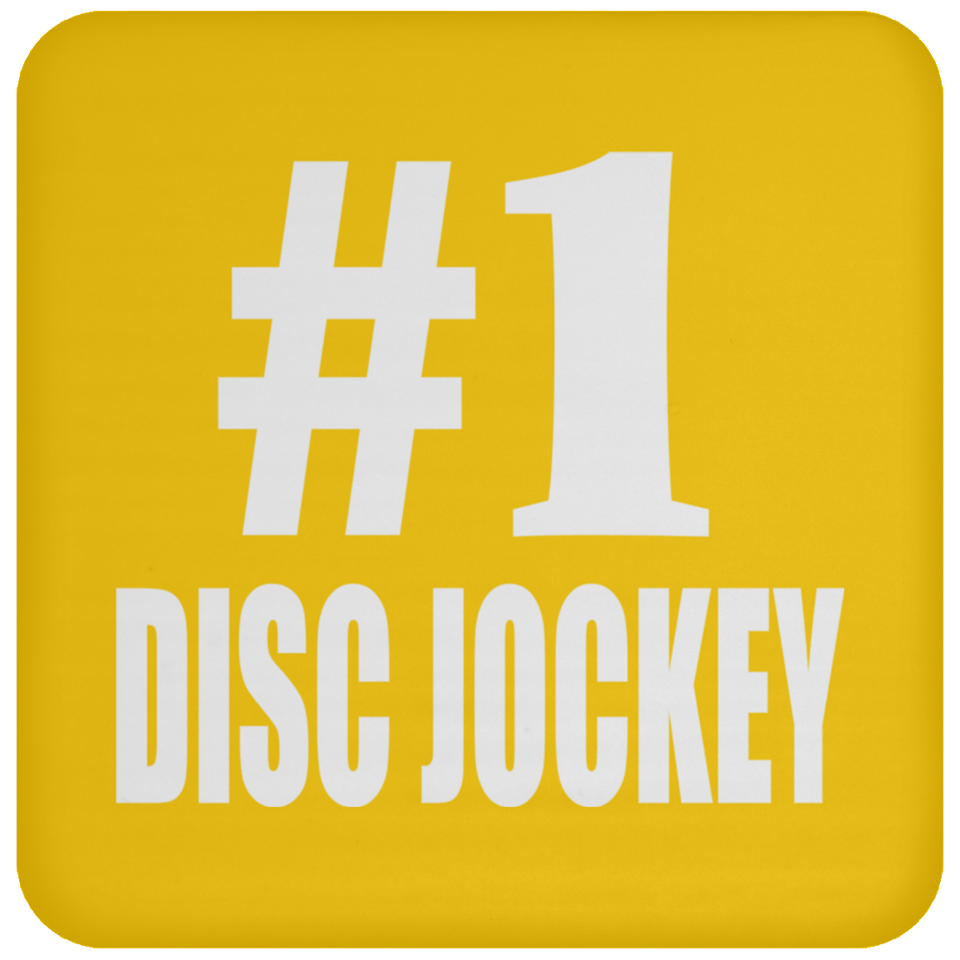 Number One #1 Disc Jockey - Drink Coaster