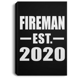 Fireman Established EST. 2020 - Canvas Portrait