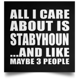 All I Care About Is Stabyhoun - Poster Square