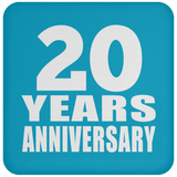 20th Anniversary 20 Years - Drink Coaster