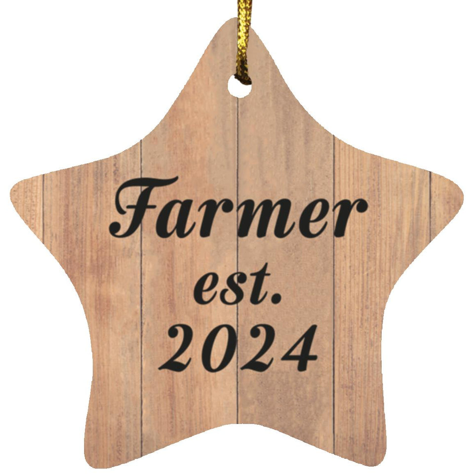 Farmer Established Est. 2024 - Star Ornament C