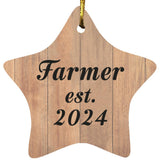 Farmer Established Est. 2024 - Star Ornament C