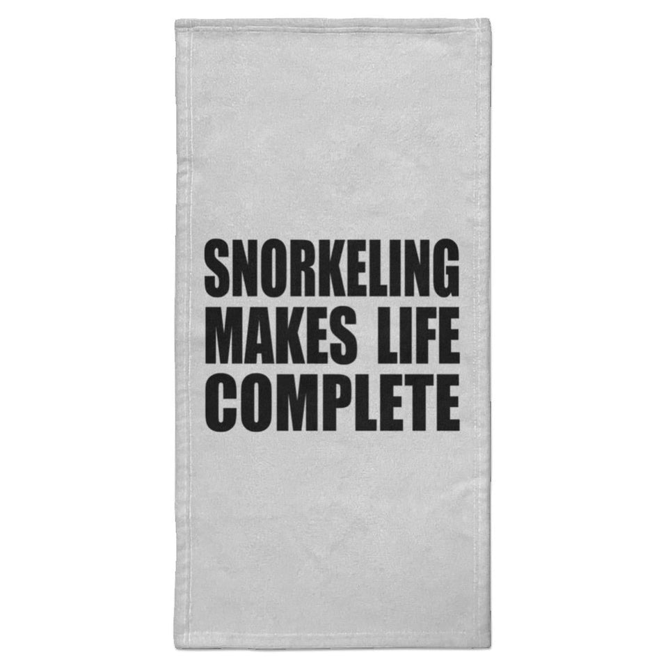 Snorkeling Makes Life Complete - Hand Towel