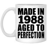 36th Birthday Made In 1988 Aged to Perfection - 11 Oz Coffee Mug