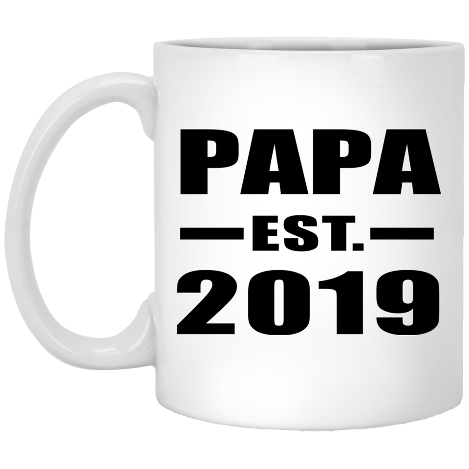 Papa Established EST. 2019 - 11oz Coffee Mug