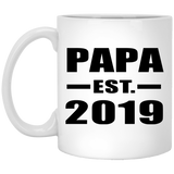 Papa Established EST. 2019 - 11oz Coffee Mug