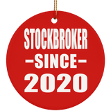 Stockbroker Since 2020 - Circle Ornament