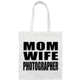 Mom Wife Photographer - Tote Bag White