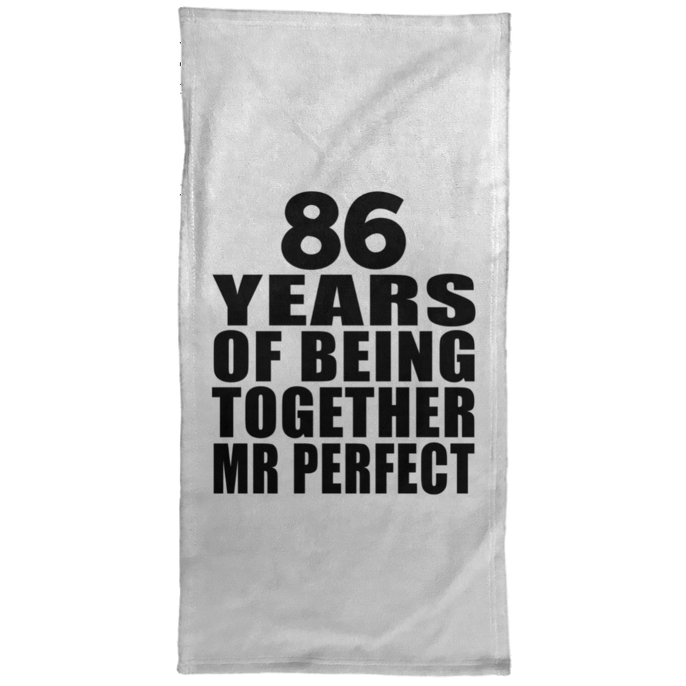 86th Anniversary 86 Years Of Being Mr Perfect - Hand Towel