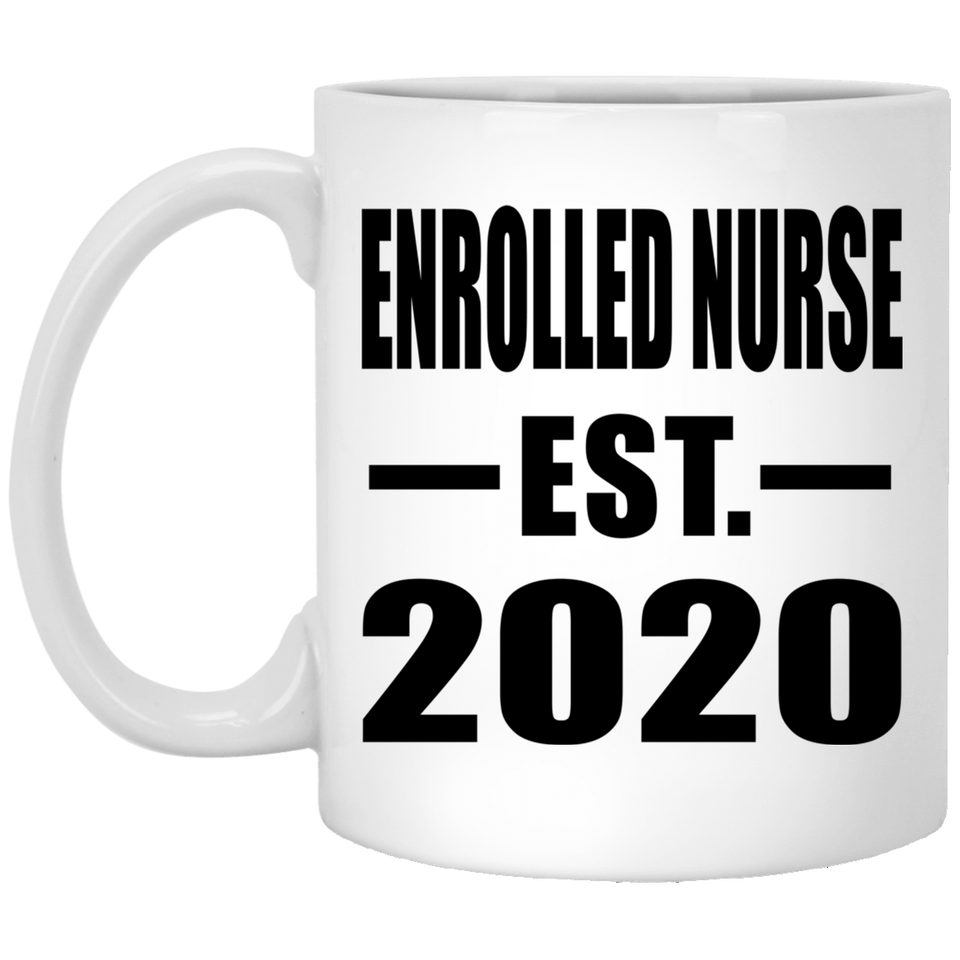 Enrolled Nurse Established EST. 2020 - 11oz Coffee Mug