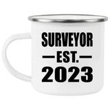 Surveyor Established EST. 2023 - 12oz Camping Mug