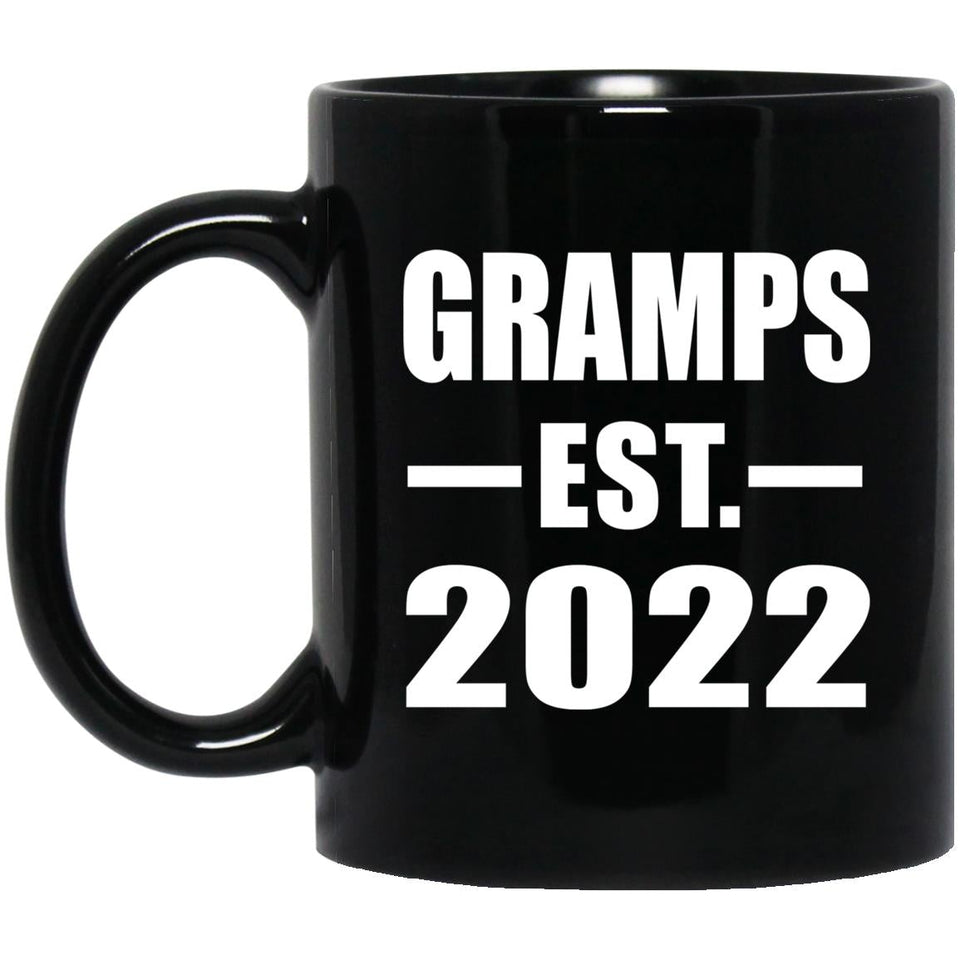 Gramps Established EST. 2022 - 11oz Coffee Mug Black