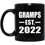 Gramps Established EST. 2022 - 11oz Coffee Mug Black