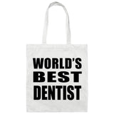World's Best Dentist - Tote Bag White