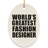 World's Greatest Fashion Designer - Oval Ornament