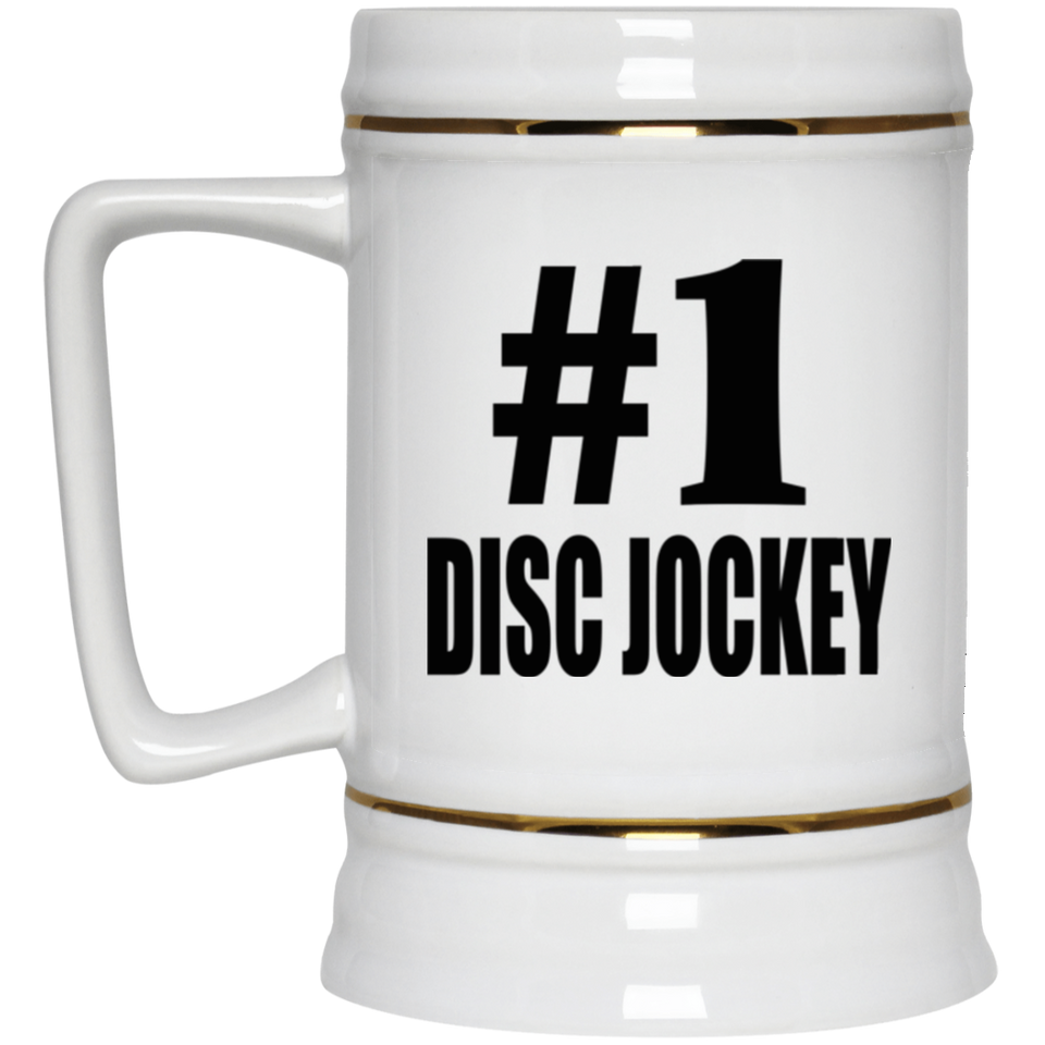 Number One #1 Disc Jockey - Beer Stein