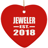 Jeweler Established EST. 2018 - Heart Ornament