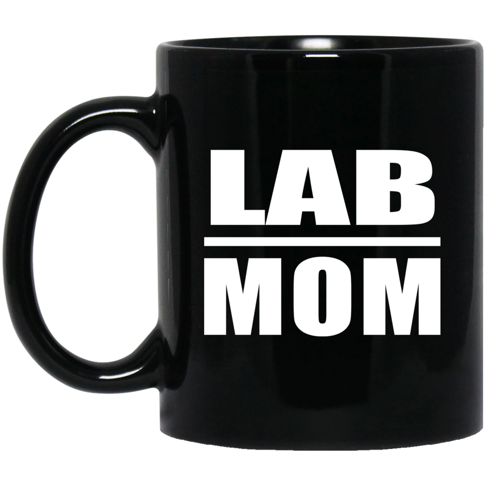 Lab Mom - 11oz Coffee Mug Black
