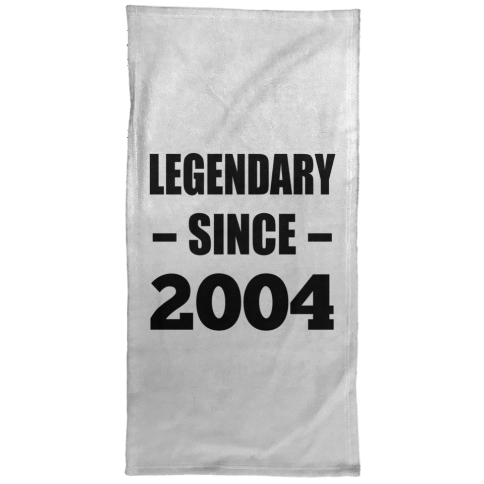 20th Birthday Legendary Since 2004 - Hand Towel