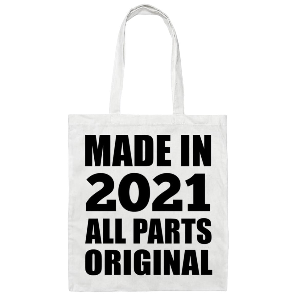 3rd Birthday Made in 2021 All Parts Original - Tote Bag White