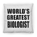 World's Greatest Biologist - Throw Pillow
