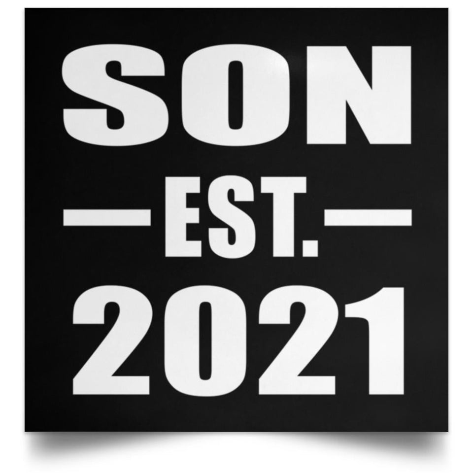 Son Established EST. 2021 - Poster Square