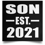 Son Established EST. 2021 - Poster Square